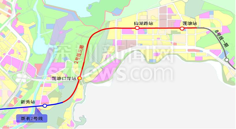深圳地鐵2號(hào)線東延段（站點(diǎn)、線路圖、開通時(shí)間、最新消息）